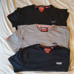 Lot of 3 Superdry Tees - Sz XXL fits like XL